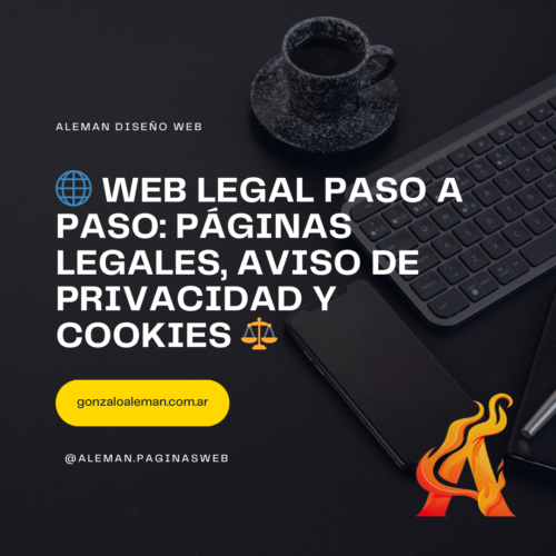Web Legal Paso a Paso Páginas Legales, Aviso de Privacidad y Cookies ⚖️ 🌐 Web Legal Paso a Paso: Páginas Legales, Aviso de Privacidad y Cookies ⚖️